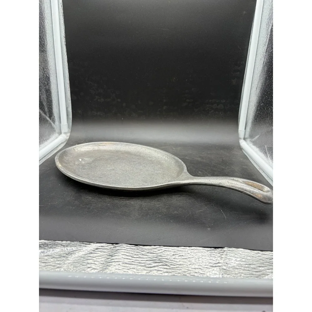 Service Ideas Inc SK-107CA Cast Aluminum Oval Sizzler Platter Serving Pan 15in